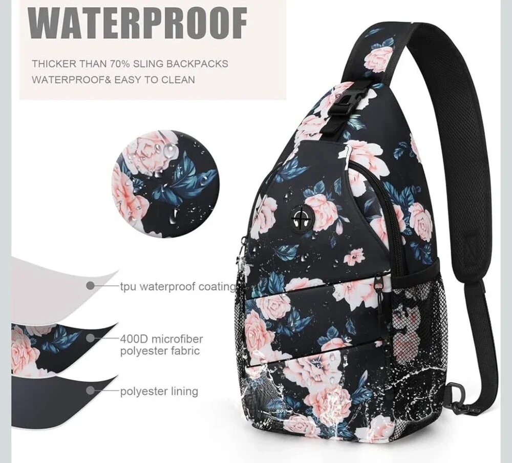 Pritent Crossbody Sling Bag for Women / Chest Sling Bag Backpack
